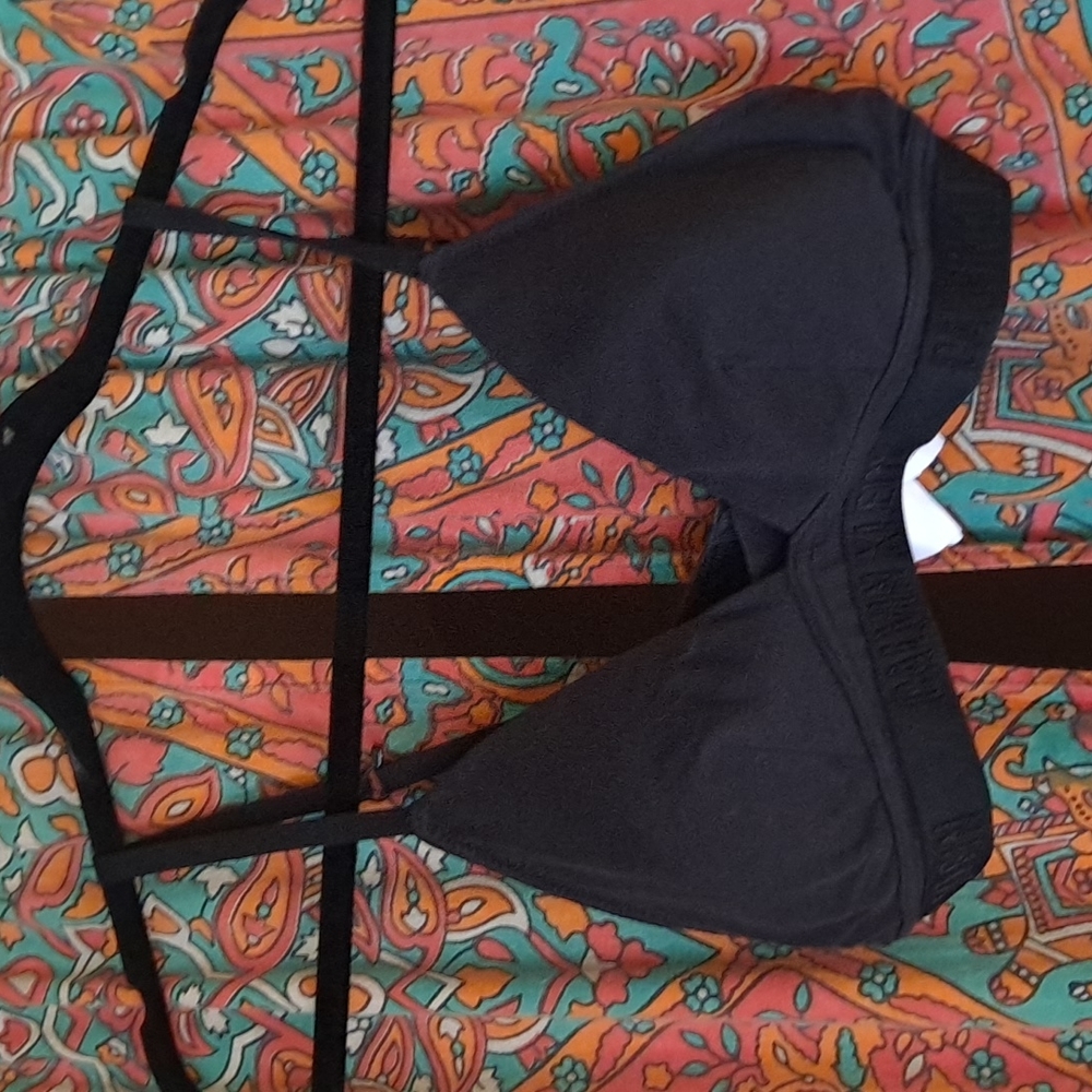 Black padded bralette